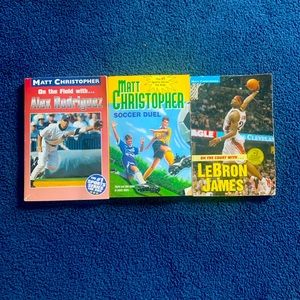 Matt Christopher Books (set of 3)
